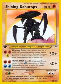 Shining Kabutops - 108/105 - Unlimited - Neo Destiny